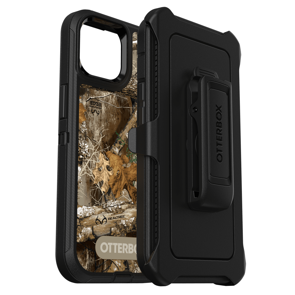 OtterBox - Defender Case for Apple iPhone 14 / iPhone 13 - Realtree Edge Black
